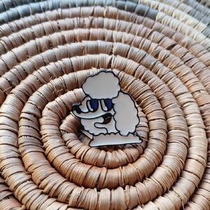 5/$25 NEW Cartoon Poodle Enamel Pin